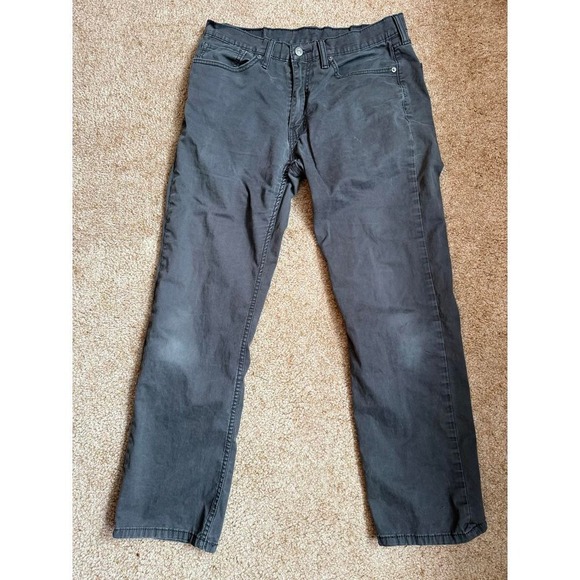 Levi's Other - Levi's 514 Straight Fit Men's Gray ‎ Classic Denim Pants Size 33/30